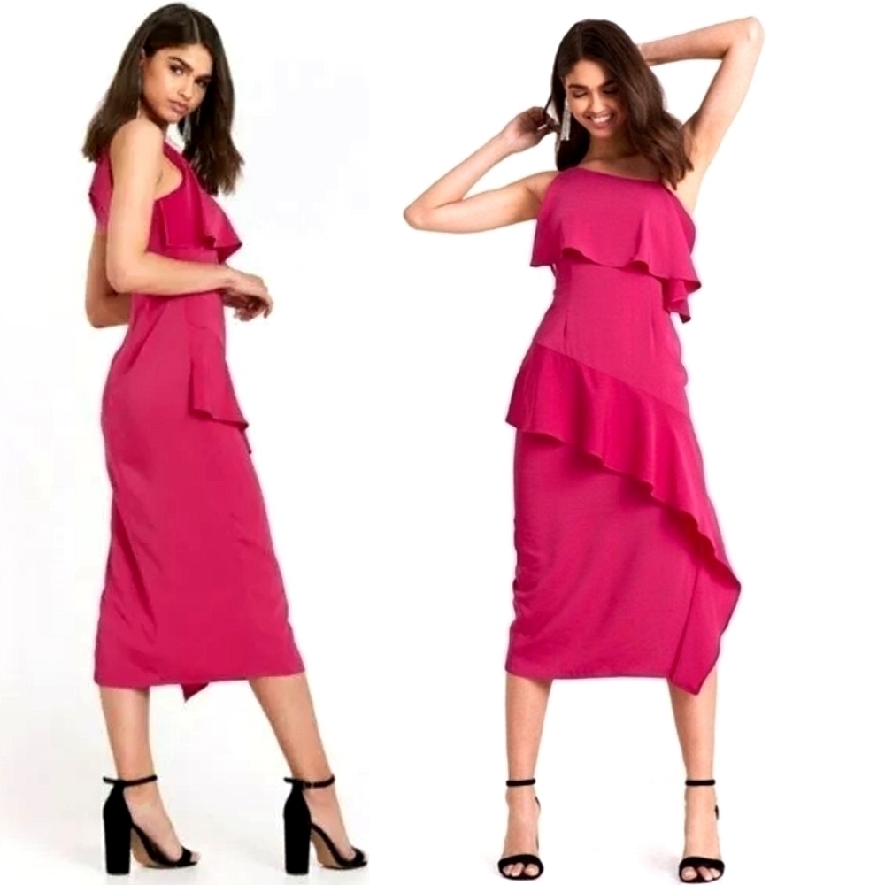 KEEPSAKE the Label Pink Ruffle Dress